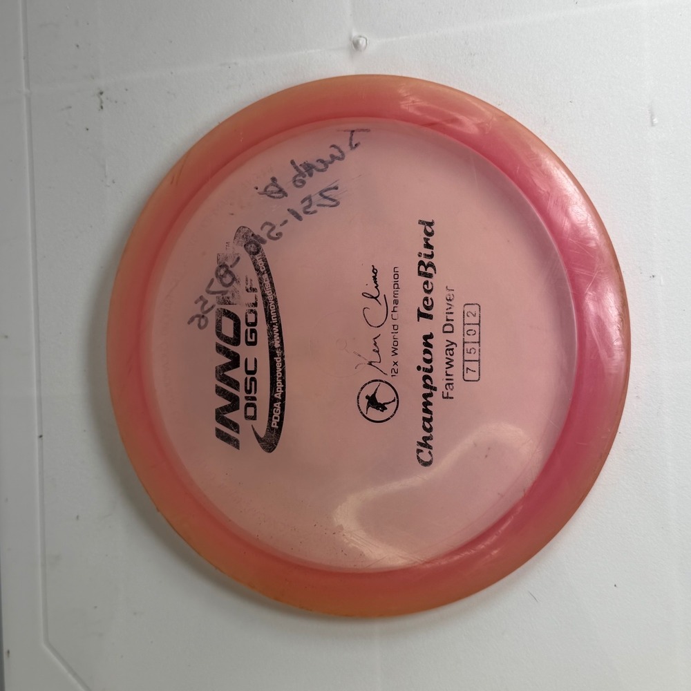 Innova Champion TeeBird Fairway Driver Disc Golf Disc 175g Orange Pink
